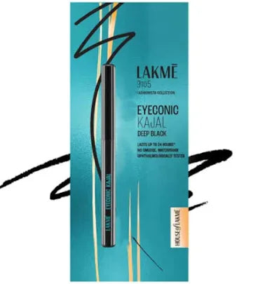 LAKMI 9TO5 FASHIONIST COLLECTION EYECONIC KAJAL DEEP BLACK